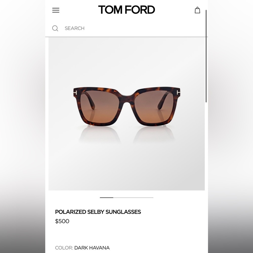 TOM FORD Shelby Tortoise Shell Sunglasses - Picture 8 of 11